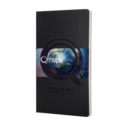 Image of Printed Moleskine Volant A5 Notebook, Large Notebook Black