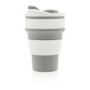 Image of Branded Foldable silicone cup, grey 350 ml