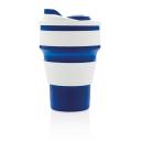 Image of Promotional Foldable silicone cup, blue 350ml