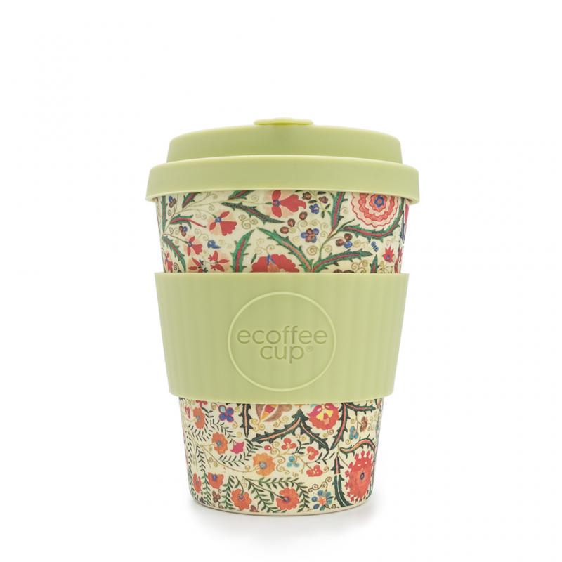 Image of Printed ecoffee Cup, Reusable Bamboo Mug 12oz Papa Franco