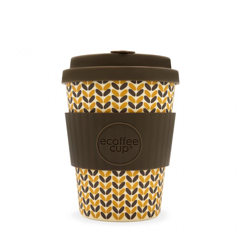 Image of Promotional ecoffee Cup, Reusable Bamboo Mug 12oz Treadneedle