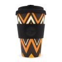 Image of Promotional ecoffee Cup, Reusable Bamboo Mug 14oz ZignZag