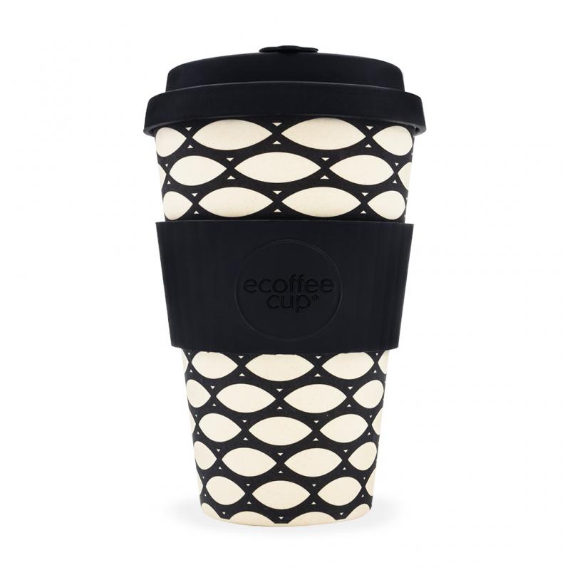 Image of Promotional ecoffee Cup, Reusable Bamboo Mug 14oz Basketcase