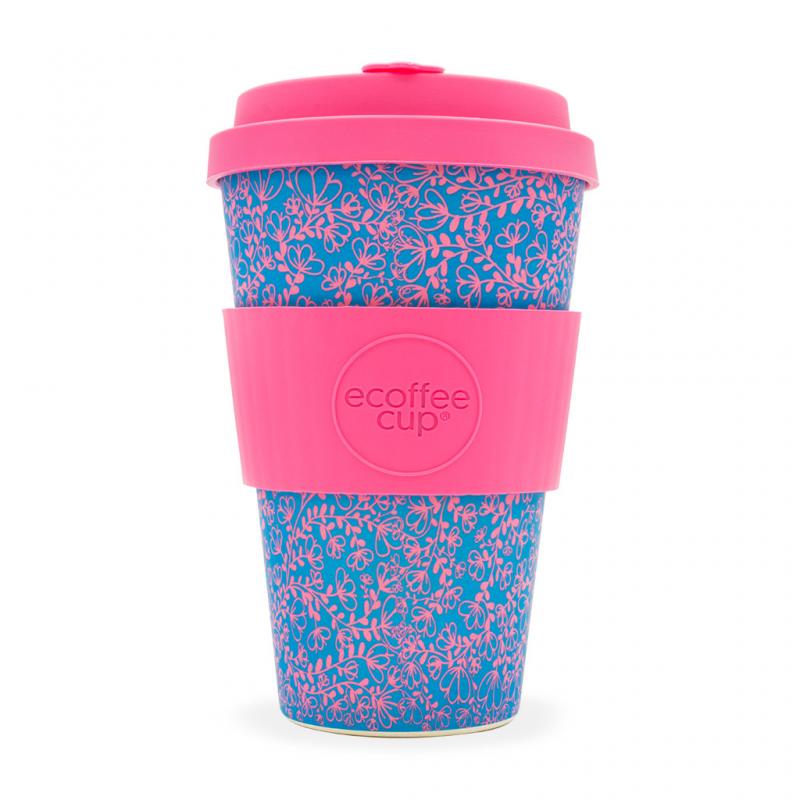 Image of Branded ecoffee Cup, Reusable Bamboo Mug 14oz Miscoso Dolce