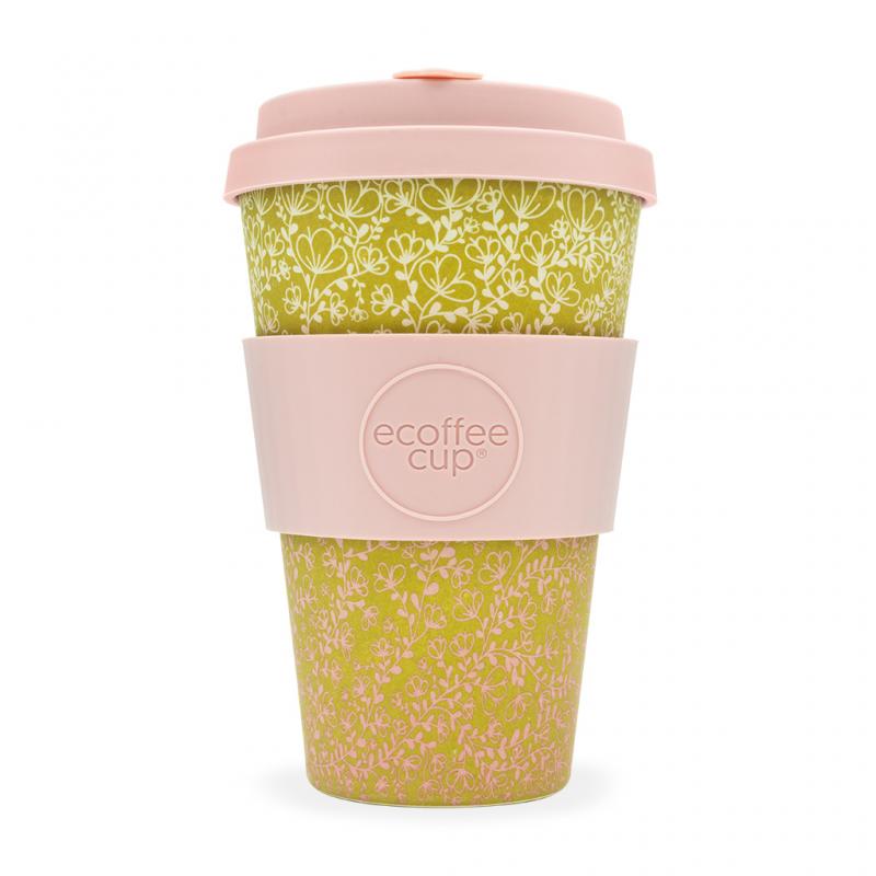 Image of Printed ecoffee Cup, Reusable Bamboo Mug 14oz Miscoso Primo