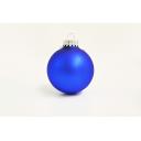 Image of Printed Christmas Tree Bauble 6 cm,Blue. Available in  60 mm 70 mm & 80 mm