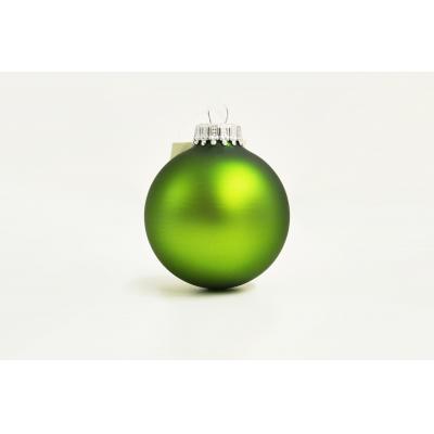 Image of Promotional Christmas Tree Bauble 6cm Green Available In 60mm 70mm & 80mm