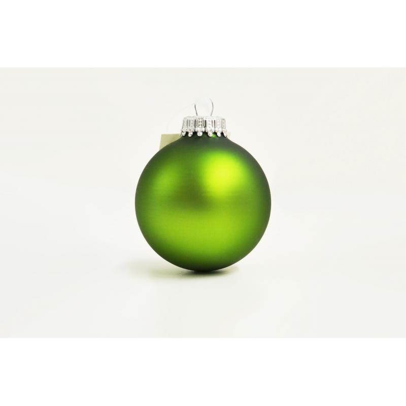 Image of Promotional Christmas Tree Bauble 6cm Green Available In 60mm 70mm & 80mm