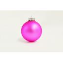 Image of Branded Christmas Tree Bauble 6 cm Pink Available in 60mm 70mm & 80mm