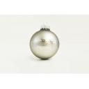 Image of Christmas Tree Glass Bauble 6cm Silver Available In 60mm 70mm & 80mm