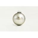 Image of Christmas Tree Glass Bauble 6cm Silver Available In 60mm 70mm & 80mm