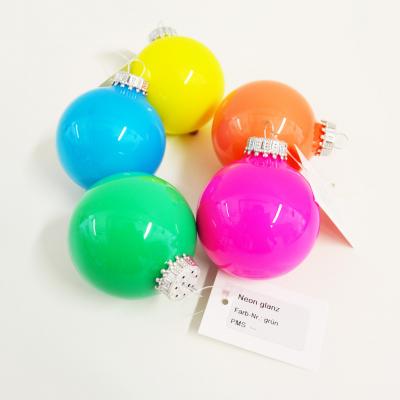 Image of Promotional Christmas Neon Baubles 6cm. Available in 60mm 70mm and 80mm