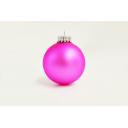 Image of Promotional Christmas Tree Glass Bauble 7cm Pink. Available In 60mm 70mm 80mm