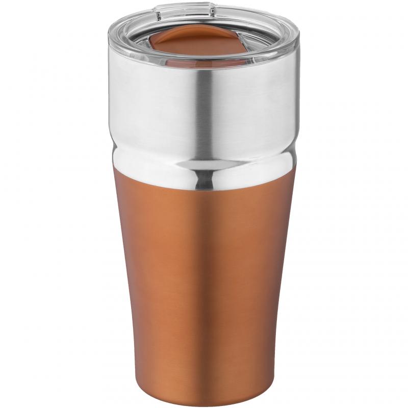 Image of Engraved Milo Christmas Travel Mug, Copper Insulated Travel Mug