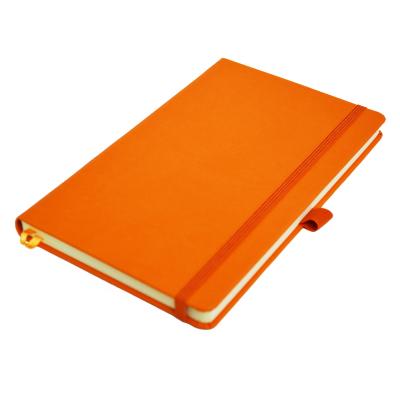Image of Embossed Flexible Hard Cover Notebook A5 Orange