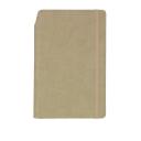 Image of Printed Curve Notebook, PU A5 Notebook With Integrated Pen Slot, Beige