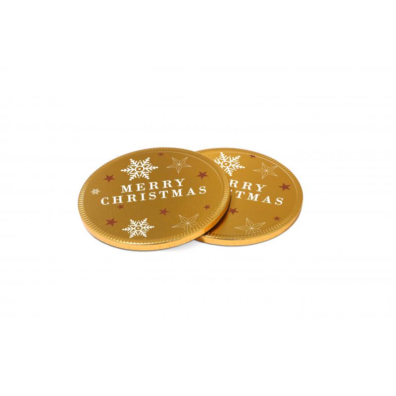 Image of Promotional Christmas Chocolate Medallion 