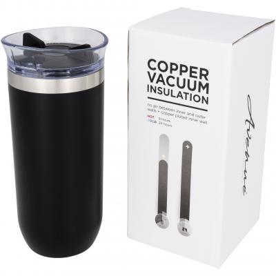 Image of Promotional Insulated Mug, Double Wall Copper Tumbler 470ml