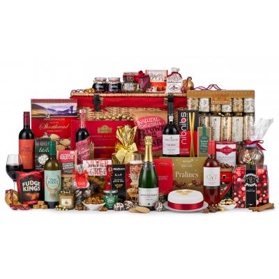 Image of Promotional Christmas Business Hamper, With Champagne, Port, Fine Wines & Luxury Treats