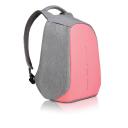 Image of Promotional Bobby compact anti-theft backpack, pink & grey