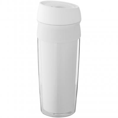 Image of Promotional Cebu insulated travel mug, white