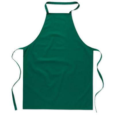 Image of Custom Branded Apron in Green Printed with your logo