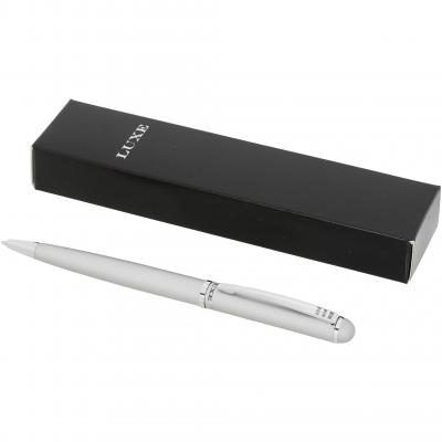 Image of Engraved Luxe Ball Pen Matt Silver, Low Cost Corporate Pen