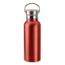 Image of Printed Stainless Steel Insulated Bottle With Bamboo Lid,red 500ml