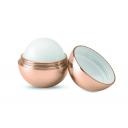 Image of Promotional Natural Lip Balm In round UV metallic finish pot