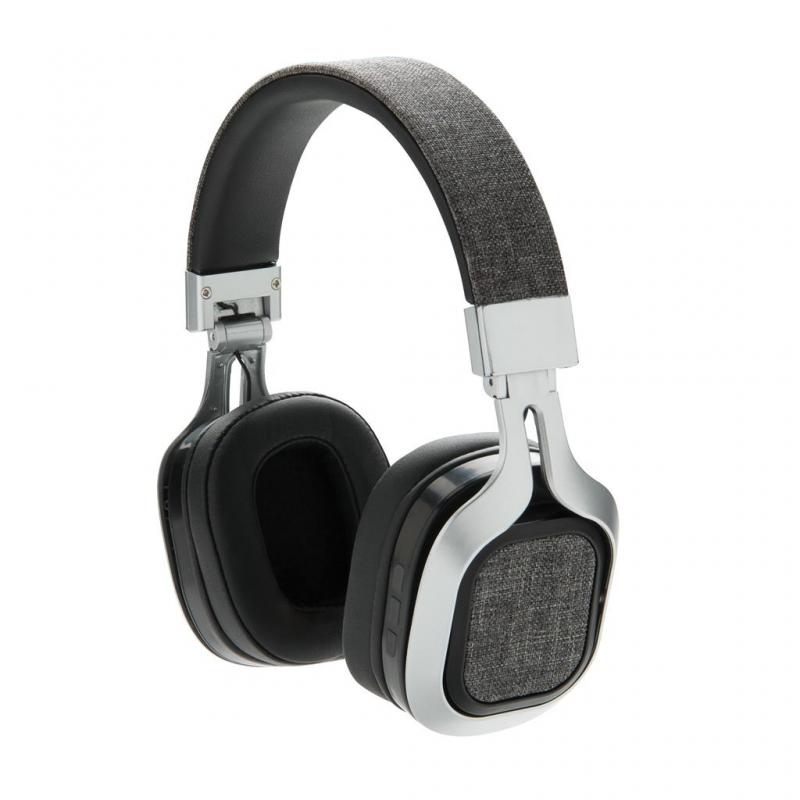 Branded Vogue Fabric Wireless Headphones :: Promotional Products