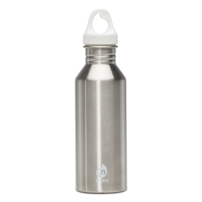 Image of Engraved Mizu M5 stainless steel reusable bottle, silver