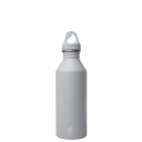 Image of Engraved Mizu M5 bottle, stainless steel reusable bottle Light Grey