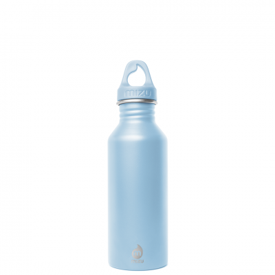 Image of Engraved Mizu M5 bottle, stainless steel 100% recyclable bottle Ice Blue