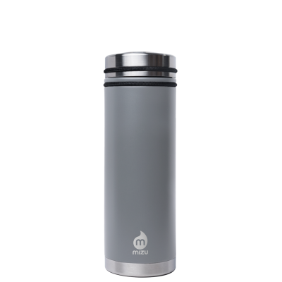 Image of Engraved Mizu V7 Insulated Travel Mug Light Grey 650ml