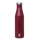 Image of Printed Mizu S6 Slim Insulated Bottle 610ml, Burgundy