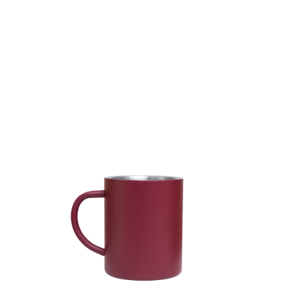 Image of Promotional Mizu Camp Cup, Retro Style campfire mug 415ml burgundy