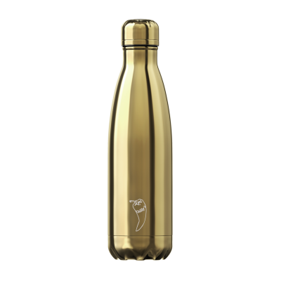 Image of Promotional Chilly's Bottles Metallic Gold 500ml