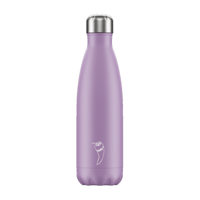 Image of Promotional Chilly's Bottles Pastel Purple 500ml. Reusable Refill Bottle