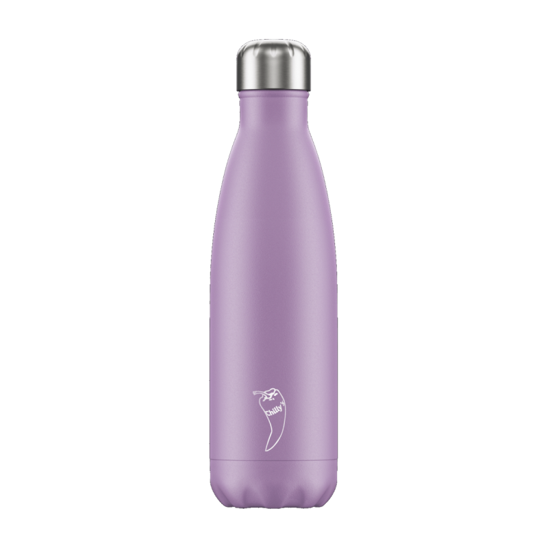 Image of Promotional Chilly's Bottles Pastel Purple 500ml. Reusable Refill Bottle