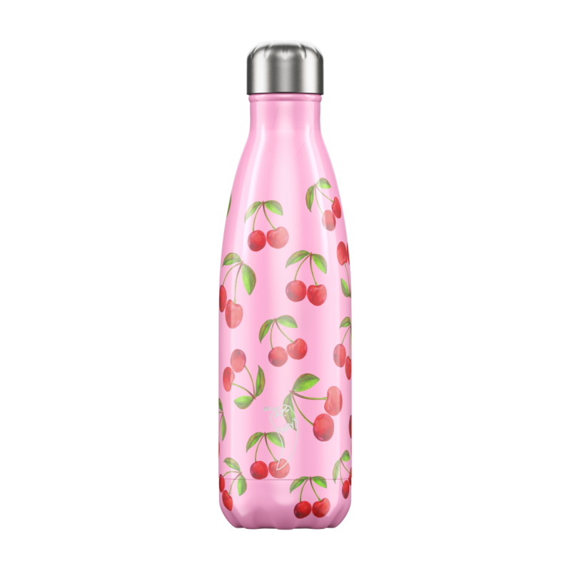 Image of Promotional Chilly's Bottles Summer Cherry 500ml. Reusable Refill Bottle