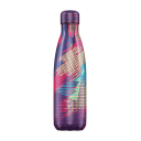 Image of Branded Chilly's Bottles Abstract Purple 500ml. Reusable Refill Bottle