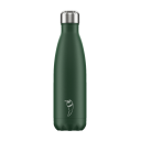 Image of Branded Chilly's Bottle Matte Green 500ml, Official Chilly's Bottles