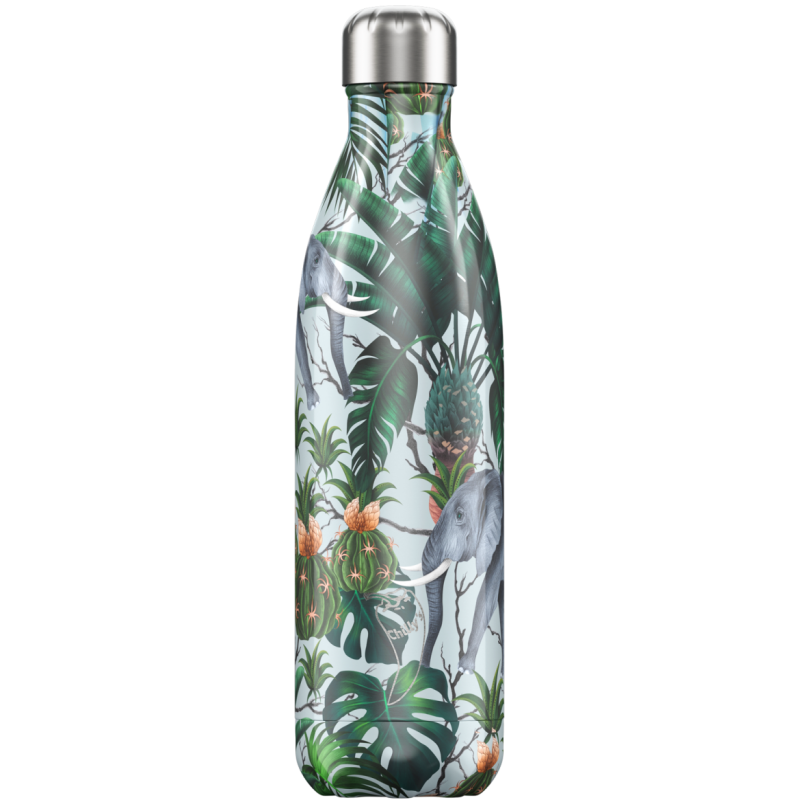 Image of Branded Chilly's Bottle Tropical Elephant 750ml, Official Chilly's Bottles