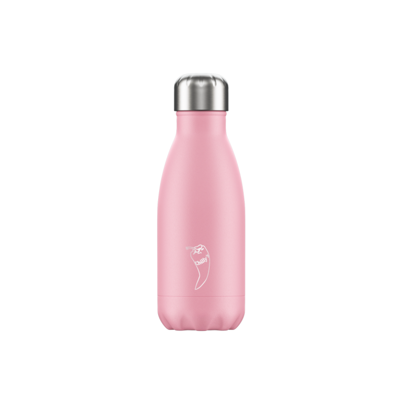 Image of Promotional Chilly's Bottle Pastel Pink 260ml, Official Chilly's Bottles