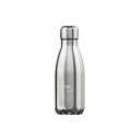 Image of Engraved Chilly's Bottle Silver Stainless Steel 260ml, Official Chilly's Bottles