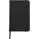Image of Promotional A5 PU Notebook with lined pages black