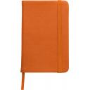 Image of Promotional A5 Notebook soft touch low cost notebook orange
