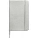 Image of Promotional A5 Notebook soft touch low cost branded notebook silver