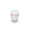 Image of Printed Zuperzozial Bamboo Mini Travel Mug Lollipop Pink
