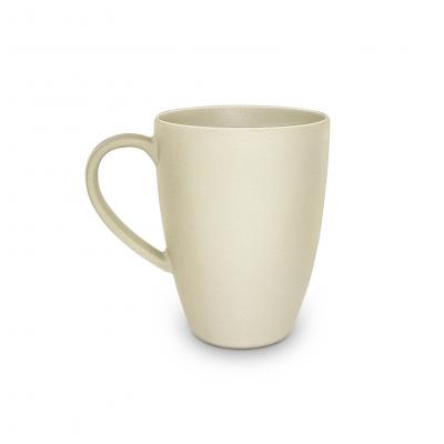 Image of Promotional Zuperzozial Lean Back Bamboo Mug Coconut White